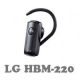 LG bluetooth headset HBM-220