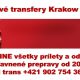 Preprava osob letiska Krakow a Katowice